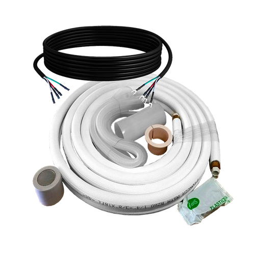 COPPER Ductless Mini Split Line Connection Accessory Kit, 3/8''-5/8''