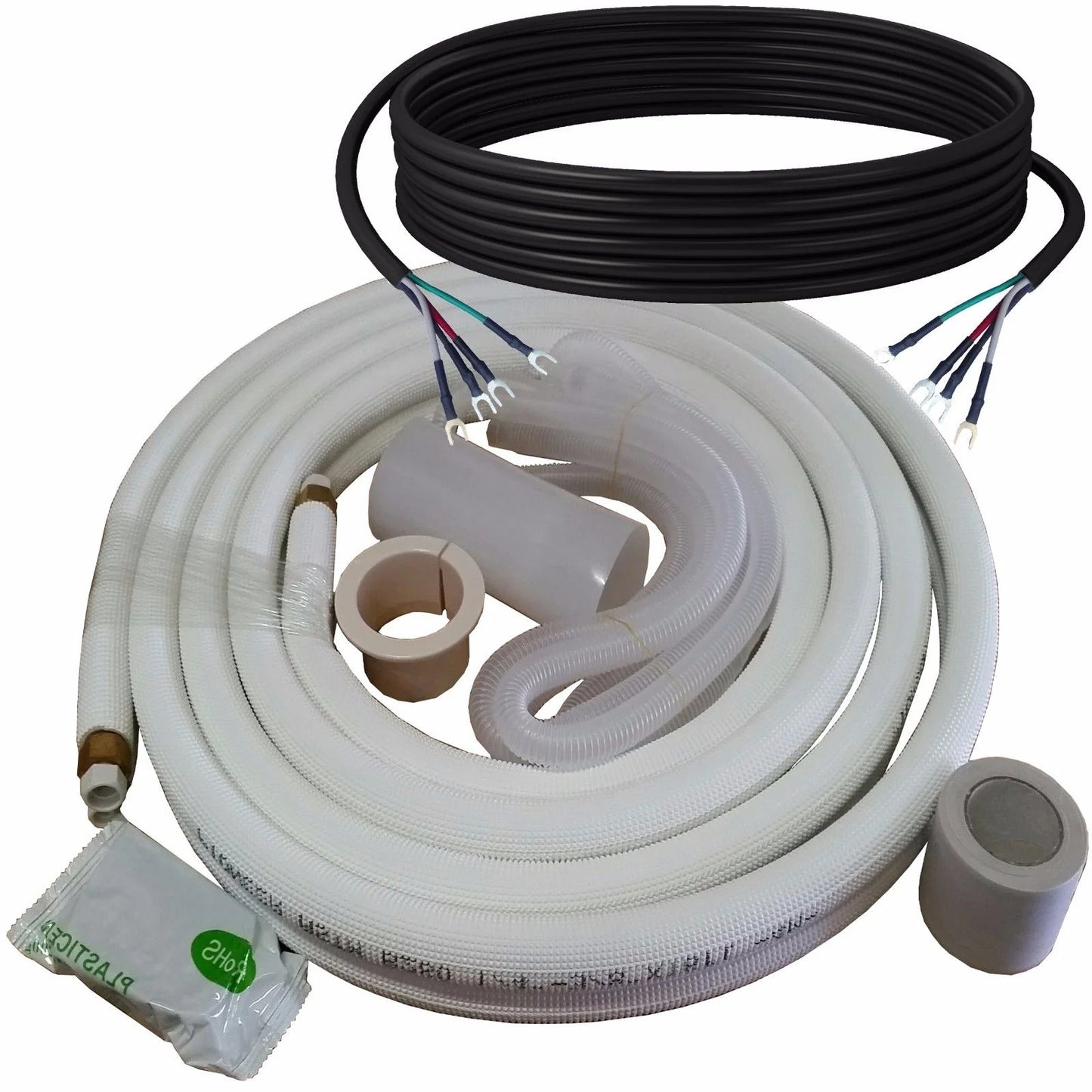 COPPER Ductless Mini Split Line Connection Accessory Kit, 3/8''-5/8''