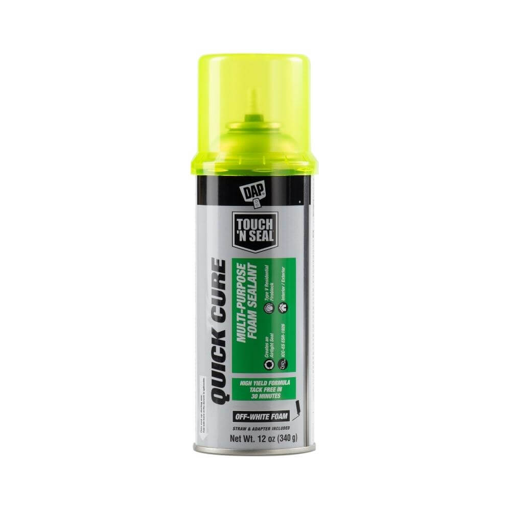 DAP® Touch’n Seal Spray Quick Cure Multipurpose Foam Sealant. 12 oz (340 g)