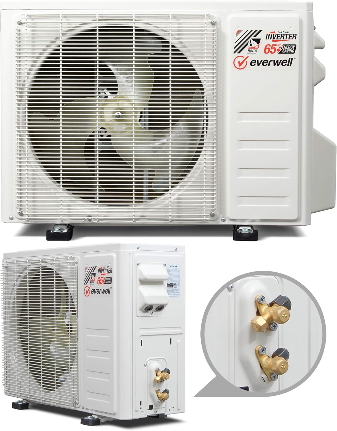 24000 BTU Mini Split 220V INVERTER Quiet Efficient Comfort Only Cold 2 Ton AC WiFi