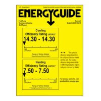 Everwell® 4 TON 15 SEER2 Ducted Central Air Conditioner Heat Pump Split System