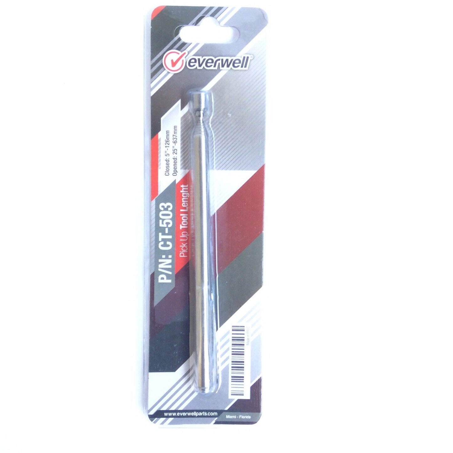 Everwell Magnetic Pick-Up Tool With Pocket Clip 25 Inch