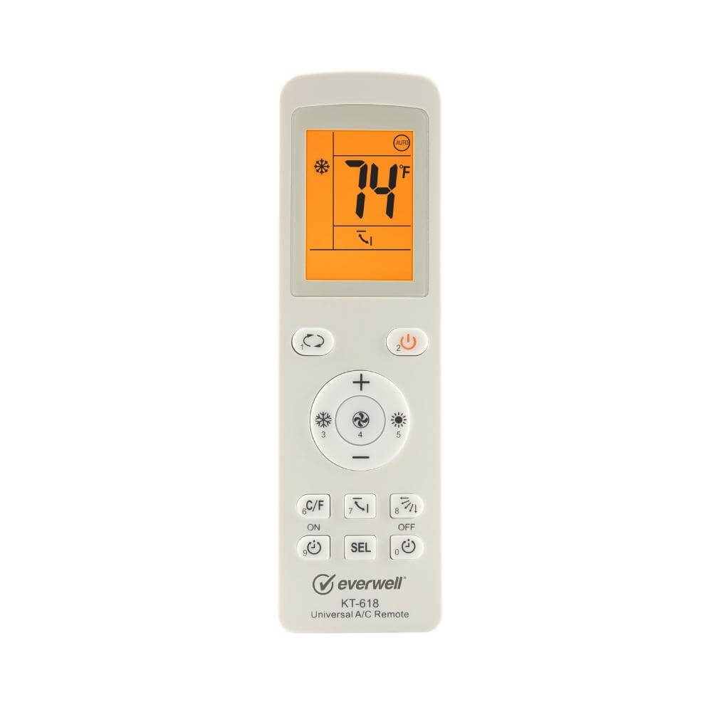 Everwell -Universal Compatibility
Supports 10,000+ codes and works with most air conditioner brands on the market