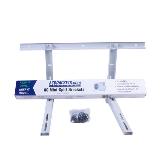 Mini Split Wall Mount Bracket Cold Rolled Steel 300 lbs 9000-36000 BTU Support