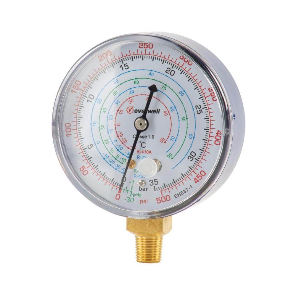 Everwell® Manifold Gauge. R410a/R22/R404a/R134a