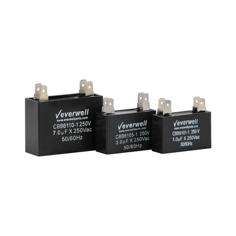Everwell Square Run Capacitors 250/450V