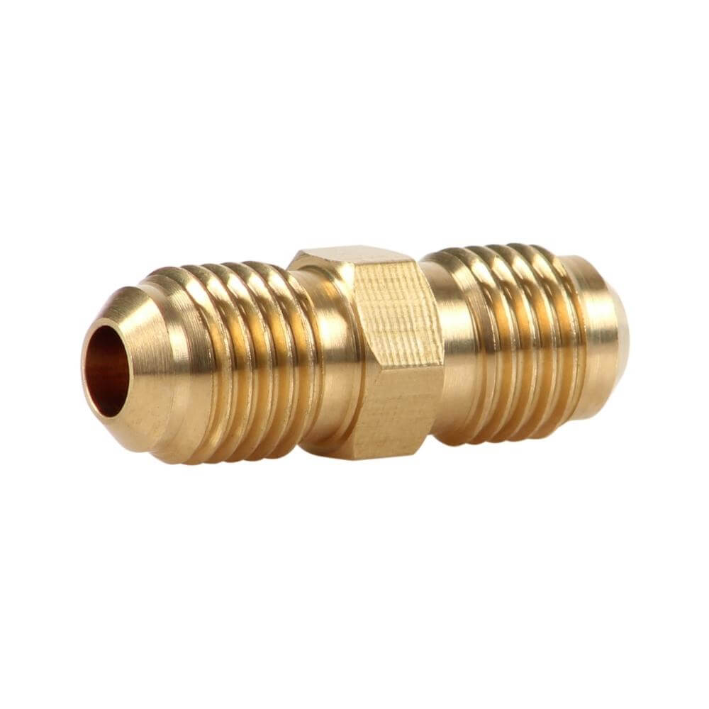 Everwell Brass Flare Union Connector Male Coupler Adapter HVAC Gas Fitting