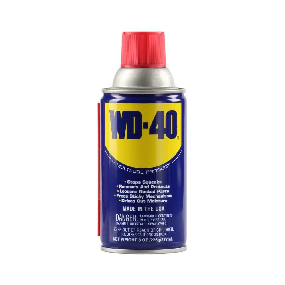 WD-40 Multi Purpose Lubricant 8oz Spray – Rust Remover, Moisture Displacer