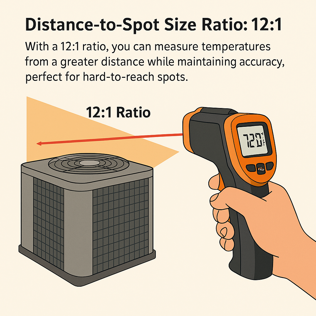 Everwel WH380 lDistance to Spot Size Ratio: 12:1