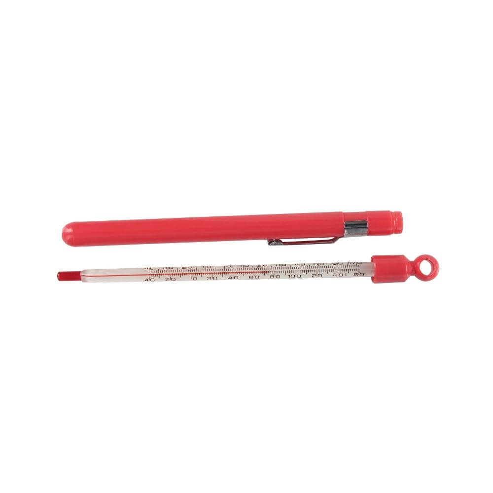 Everwell TP-476 Glass Tube Pocket Thermometer – HVAC Tool (-40°F to 160°F)