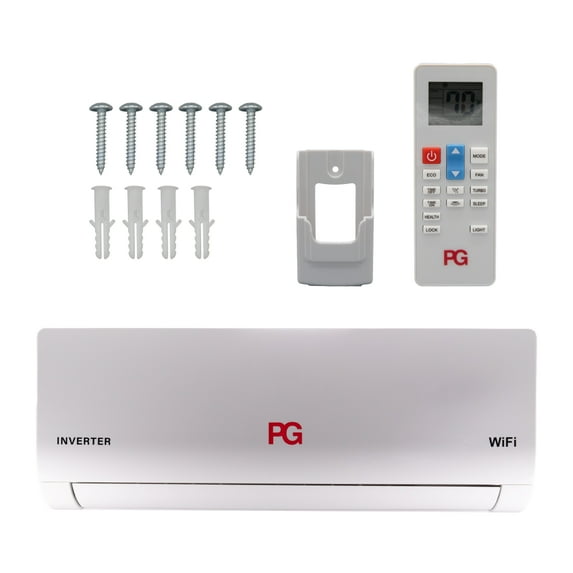 18000 BTU Mini Split Air Conditioner Inverter Heat Pump Ultra Quiet 17 SEER2 220V WiFi
