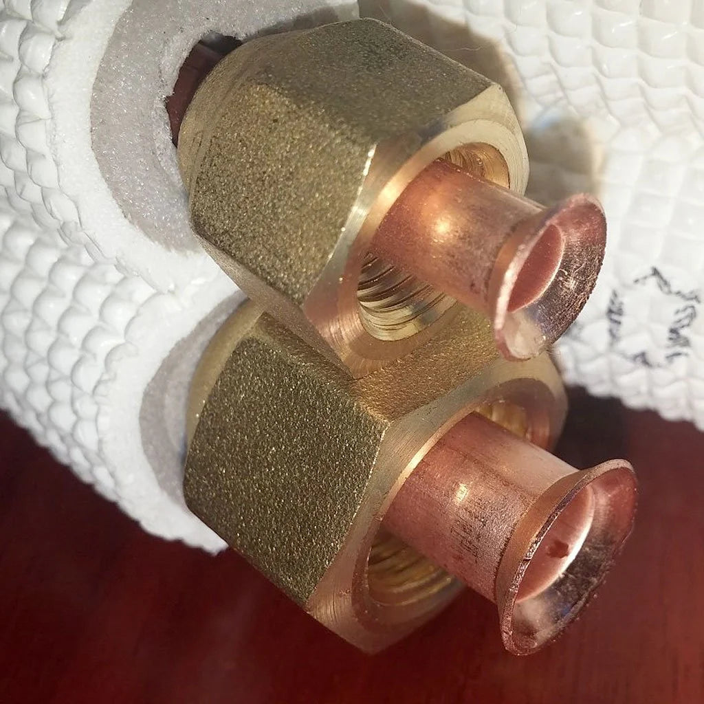 COPPER Ductless Mini Split Line Connection 1/4''-3/8''-15 ft NOKIT.