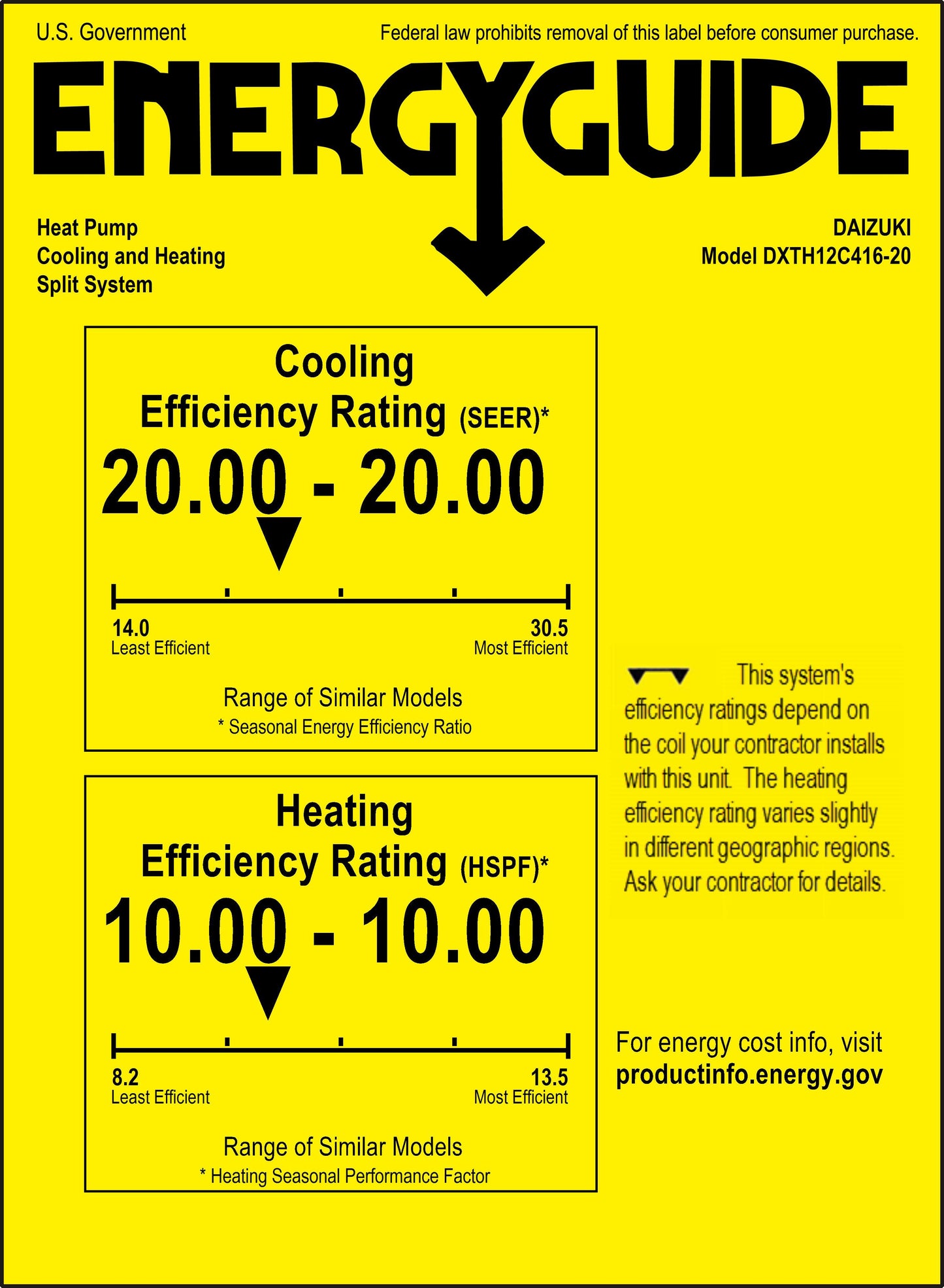 Daizuki 12000 BTU Air Conditioner Mini Split 20 SEER2 INVERTER Ductless Heat Pump 110V WIFI Included