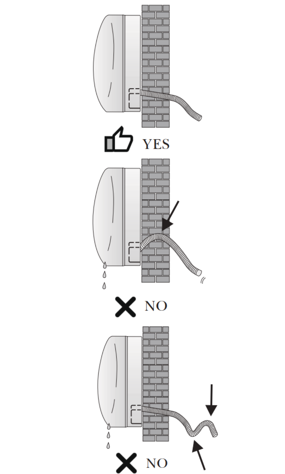 My wall-mounted mini split is leaking water. How can I fix it?