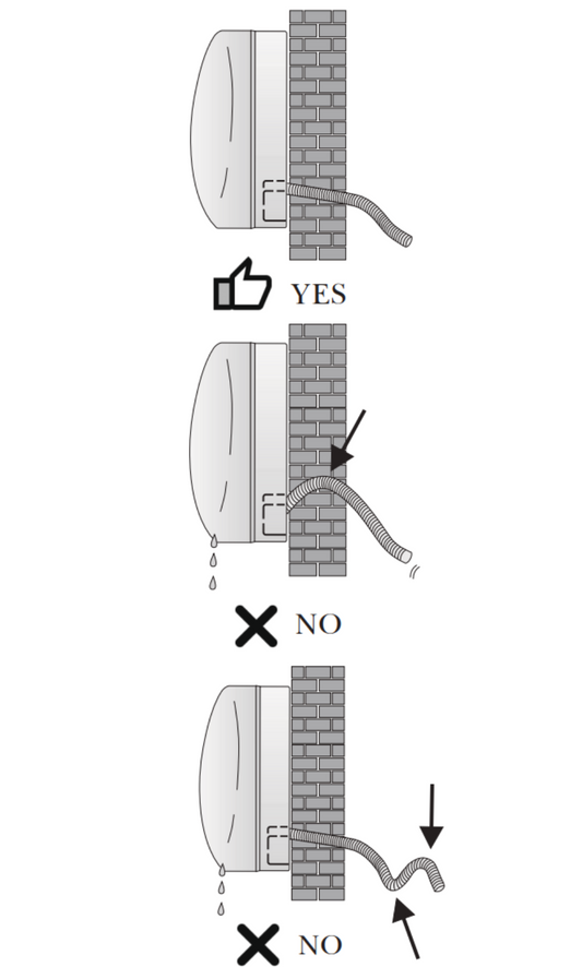 My wall-mounted mini split is leaking water. How can I fix it?