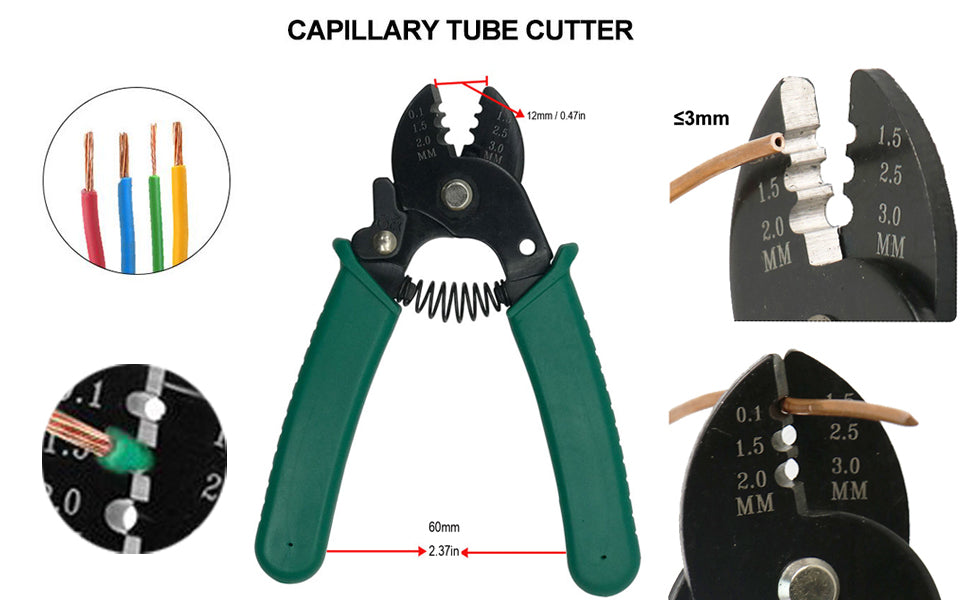 Everwell Capillary Tube Cutter Up To 1/8" O.D. Tubing