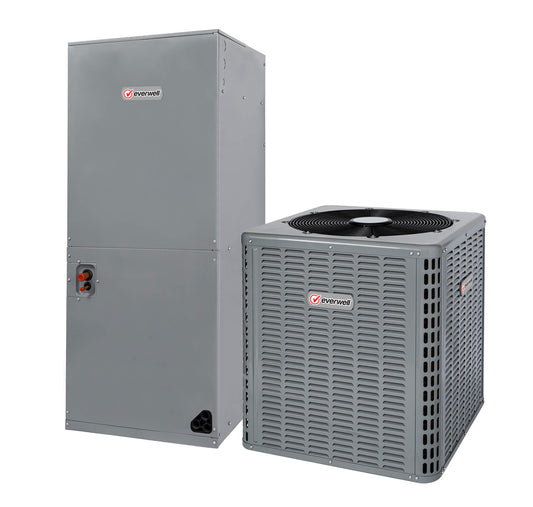 Everwell® 5 TON 15 SEER2 Ducted Central Split Air Conditioner Heat Pump System