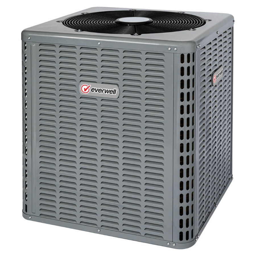 Everwell® 2 TON 15 SEER2 Ducted Central Split Air Conditioner Heat Pump System