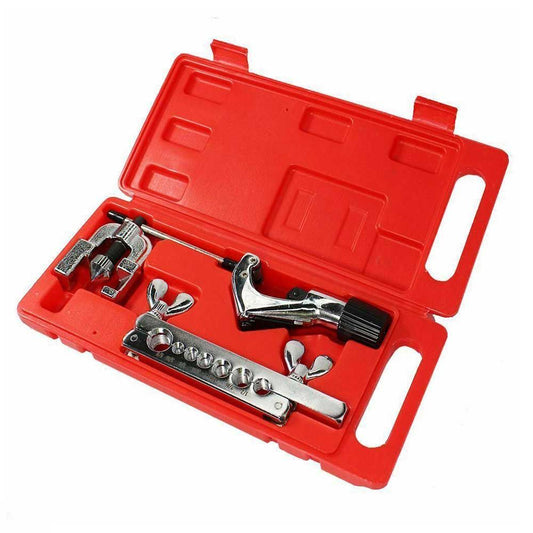 Flaring Tool Set with Tube For 3/16", 1/4", 5/16", 3/8", 7/16", 1/2" & 5/8" O.D.
