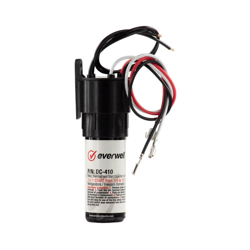 Everwell® START RELAY OVERLOAD AND START CAPACITOR 3 IN 1