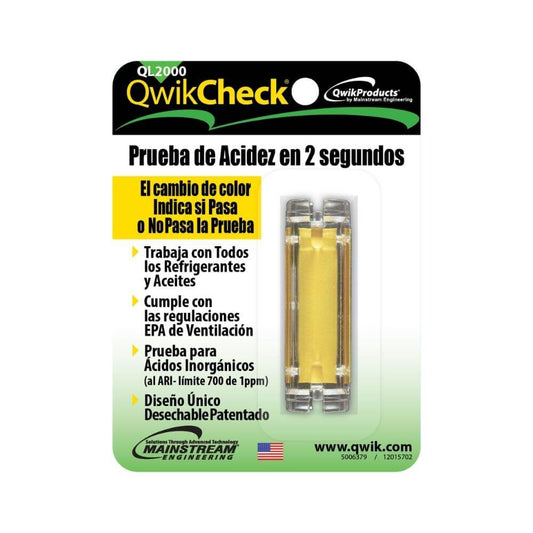 QwikCheck®  2-Second Acid Test Kit for AC/R Systems