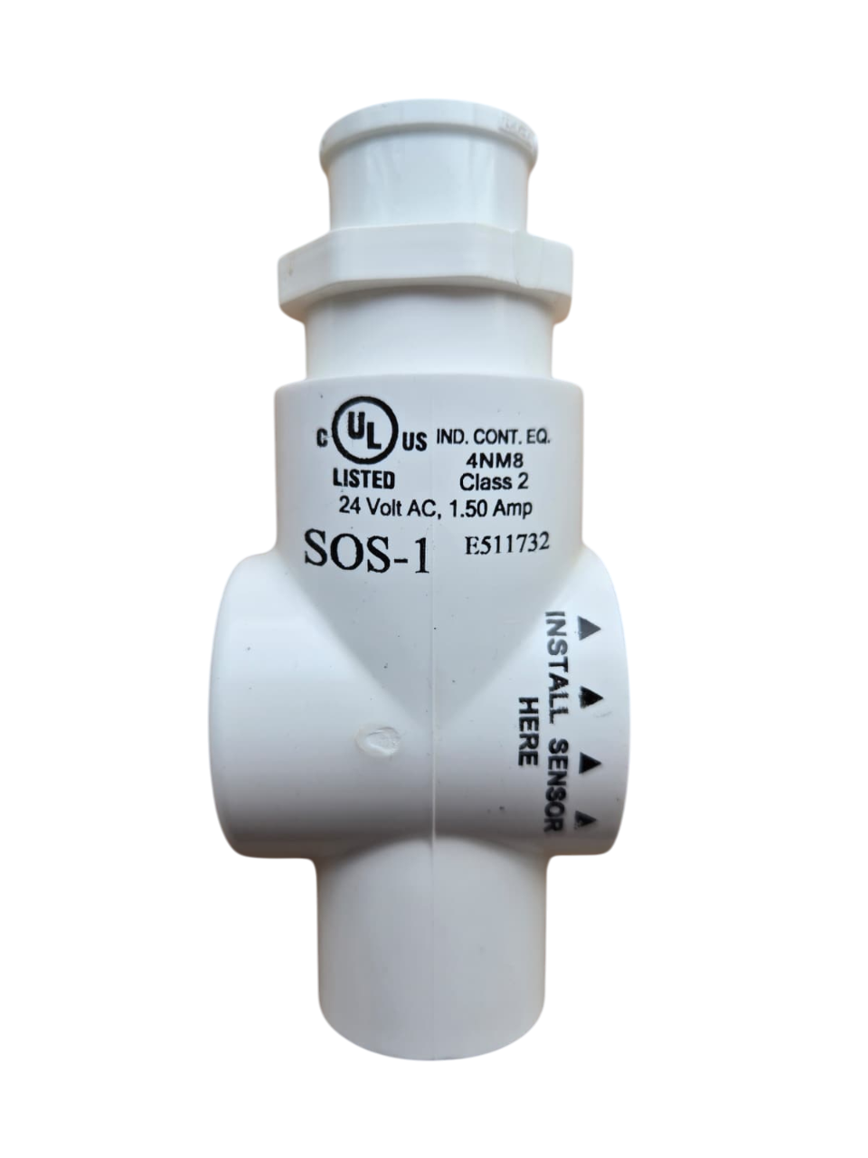 Condensate Overflow Safety Switch for A/C Drain Lines - Tee