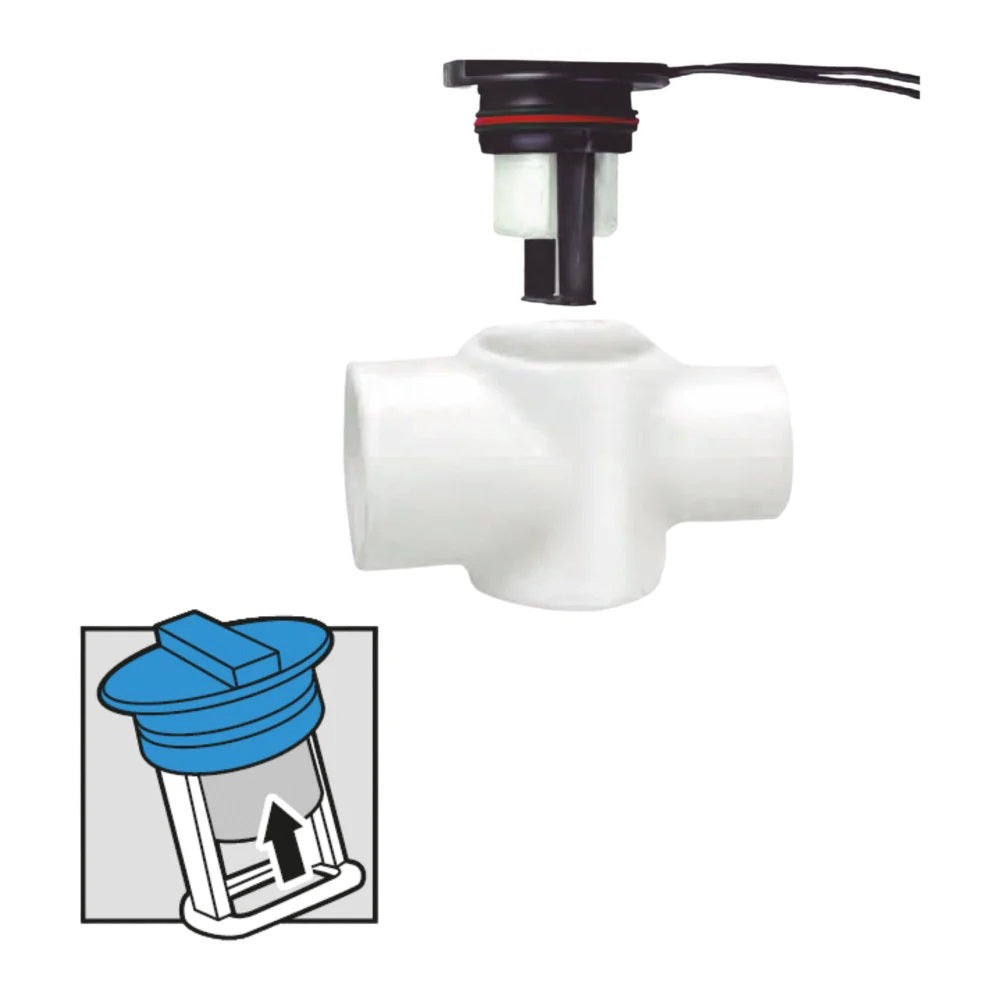 SOS-1 Condensate Overflow Safety Switch for A/C Drain Lines - Tee, Elbow & 3/4 Adapter