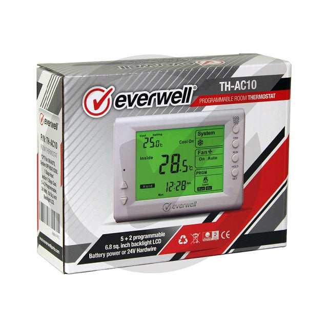 Everwell® Digital Programmable Room Thermostat