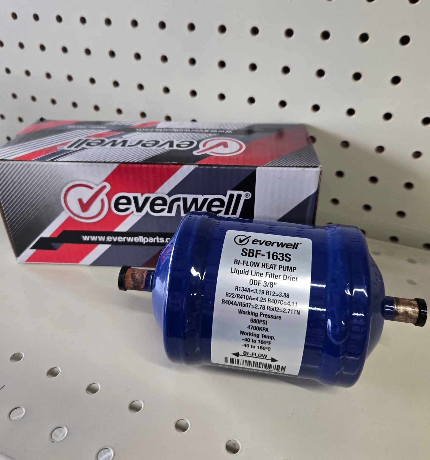 Everwell® BI-FLOW HEAT PUMP - LIQUID LINE FILTER DRIER